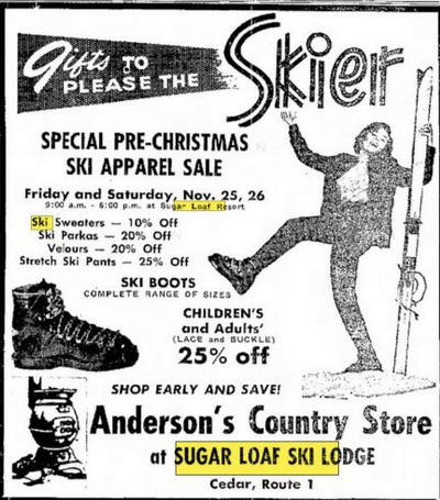 Sugar Loaf Resort - Nov 1966 Andersons